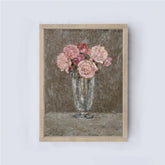Vintage Wall Art | Pink Flowers A277